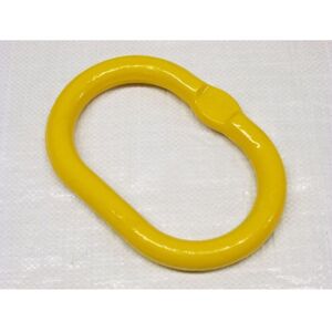 Securefix Direct - Grade 8 Master Link Ring with Flat Welded 40MM (G80 30 Ton Chain Sling Lifting Component)