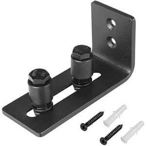 Csparkv - Guide for gate Sliding floor rails 1pcs Fontainebleau 115X50X65X5mm (black)