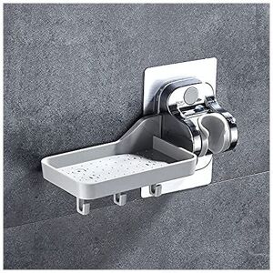 ZVD - Hand Shower Holder No Drilling Shower Head Holder Strong Adhesive Handheld Shower Holder Adjustable Angle (Multifunctional)