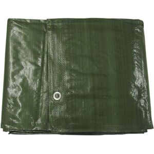 Securefix Direct - Heavy Duty Tarpaulin Ground Sheet (Waterproof Cover Tarp Eyelets Green Blue)