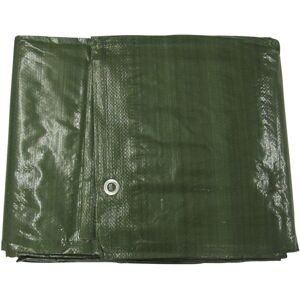 SECUREFIX DIRECT Heavy Duty Tarpaulin Ground Sheet (Waterproof Cover Tarp Eyelets Green Blue)