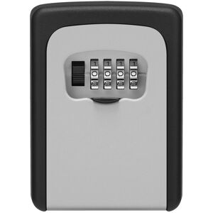 Gotrays - High Security Police Key Box Safe Key Wall Mounted 4 Digit Key Safe Combination Lock Store Keys
