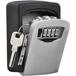 TINOR High Security Police Key Box Safe Key Wall Mounted 4 Digit Key Safe High Security Combination Lock Store Keys