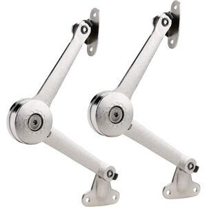 Cyslmuk - Hinged Lid Stand with Hinged Lid, Kitchen Rack 40 lbs/2 Pack, 360 Degree Free Stop Support Bar