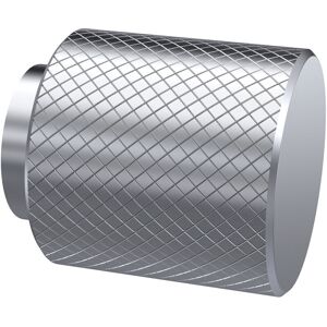 HUDSON REED Nuie Satin Nickel 30mm Knurled Knob Furniture Handle - H114