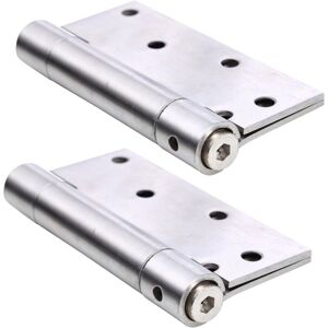 ZVD - Inch Comfort Self-Closing Stainless Steel Single Spring Door Hinge (Pack of 1 Pair)