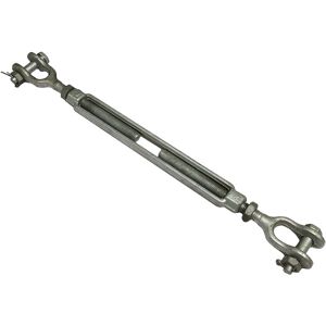 Securefix Direct - Galvanised Turnbuckle Open Body Straining Screw Jaw Jaw (us Spec Wire Tensioner) 5/8 x 12'