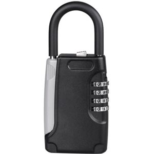 Gotrays - Key Box with Handle, 4 Digit Code, Outdoor, Small Key Box,Password keybox free installation portable keybox b&b decoration password storage