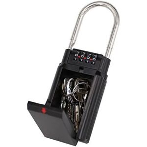 Tinor - Key Lock Box, Coded Key Box, Combination Storage Box, Secure Storage for Select Access Keys, Suitable for Friends and Elderly Relatives