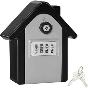 ZVD - Key Safe Wall Mounted Key Box with Digital Code & Emergency Keys, Large Key Safe Box xl Size Outdoor Key Safe for Home, Office, Factory,