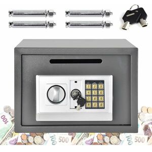 Briefness - Large Digital Electronic Security Safe Box Fireproof Safe with Digital Keypad,16L Steel Construction Cash Safe for Home Business Jewelry