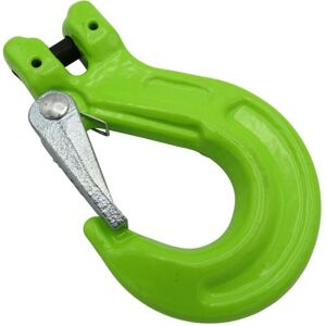 Securefix Direct - Lifting Clevis Sling Hook with Latch 13MM (Grade 100 6.7 Ton Chain Component 6.7T)