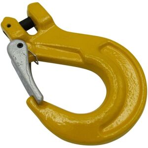 SECUREFIX DIRECT Lifting Clevis Sling Hook With Latch 13MM (Grade 80 5.3 Ton Chain Component 5.3T)