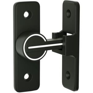 Linghhang - Luminous Sliding Interior Door Lock Latch, 90° Swing Door Hook Latch, Anti-Theft Hasp Buckle Lock Bolt, for Door, Window