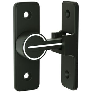 Cyslmuk - Luminous Sliding Interior Door Lock Latch, 90° Tilt Door Hook Latch, Anti-Theft Hasp Buckle Lock Bolt, for Door, Window (90 Degree)