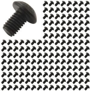 Tlily - M5x8mm Hexagonal Button Head Screw Bolt Black 300 Pcs