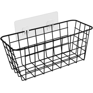 ZVD Metal Storage Baskets, Shower Organizer, Self Adhesive Storage, No Drilling Bathroom Shelf, Self Adhesive Shower Caddy, Wire Freezer Basket for