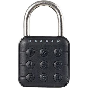 LINGHHANG Outdoor Resettable Combination Padlock with Digital Lock, 6 Digit Password Code Padlock for Luggage, Offices, Lockers, Express Cars