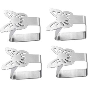 YMYNY Pack Stainless Steel Tablecloth Clips, Tablecloth Clamps, Tablecloth Cover (Butterfly) mumu