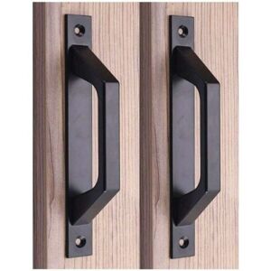 Ymyny - Piece 200 mm black door handles drilling set hinged door handles sliding door handles aluminum
