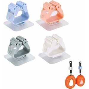 Ymyny - Piece Broom Holder for Wall Mounting, Broom Holder for Wall Mounting, Self-Adhesive Broom Holder for Wall Mounting, Self-Adhesive Broom