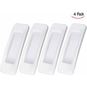 ZVD - Pieces Adhesive Sliding Door Handle - White,