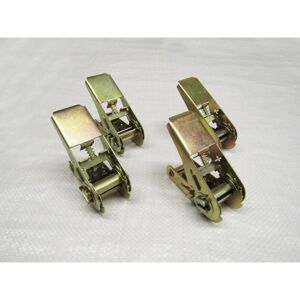 Securefix Direct - Ratchet Handles Pressed 25MM x4 (0.85T Yellow Passivated Replacement Lashing Tie Down Secure)