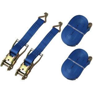 Securefix Direct - Ratchet Straps 5 Ton 50MM 25M x2 (Lashing Tie Down Claw j Hook Lorry Cargo)