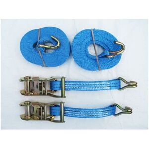 Securefix Direct - Ratchet Tie Down Straps 25MM 1.5T 5M X2 (Heavy Duty Cargo Trailer Lashing Ton Claw j Hook)