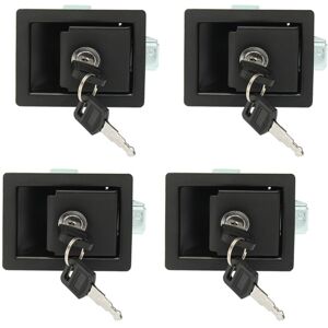 Tlily - rv Car Paddle Entry Door Lock Latch Handle Knob Camper-Trailer Pull Type Panel Door Lock X4 I257999