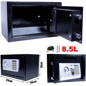 Dayplus - safe electronic digital steel security home office money cash safety box lock 8.5L