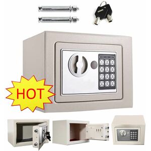 Briefness - Safe Large Digital High Security Electronic Steel Home Cash Rated Key Safety Box