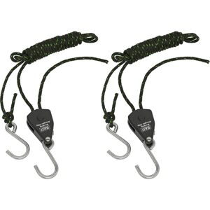 Sealey - VS0118 Ratchet Parts Hanger/Tie Down with S-Shaped Hooks 2m - Pack of 2