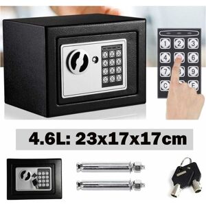 Dayplus - secure digital steel safe electronic high security home office money safety box 4.6L