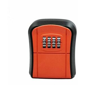 HOOPZI Security Key Safe Wall Mounted Mini Key Lock Box with Resettable 7-Digit Combination Weatherproof Door Key Box Lockable Key Storage Box for Outdoor