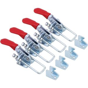ZVD - Set of 4 Latch Type Toggle Clamps - Holding Capacity: 163 kg - GH-40323 - U-shaped