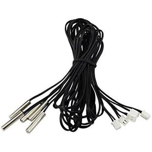 Longziming - Set of 5 ntc 10 k 3950 Ohm 1 m digital and waterproof thermal probes