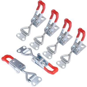 ZVD - Set of 6 Adjustable Lever Toggle Latches, Toggle Clamp Lock, 100Kg Capacity
