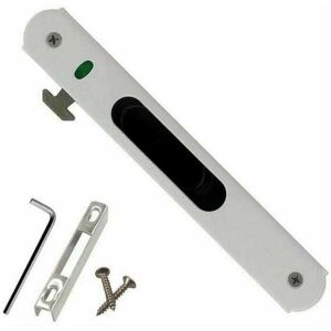 Ikodm - Sliding Door Lock - Household Stainless Steel Sliding Door Window Single Lock Hardware Fittings