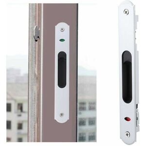 Gotrays - Sliding Door Lock - Modern Glass Sliding Door Window Simple Lock Hardware Fittings for Home Security