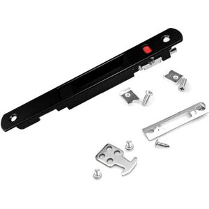 Ikodm - Sliding Door Lock - Modern Single Sided Mobile Door Window Hook Lock for Home Sliding Door Lock, 2Pcs