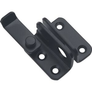 ZVD Sliding Door Lock Padlock Hasp Door Lock Latch Buckle Lock Anti-Theft Hook, Stainless Steel Matte Black Finish