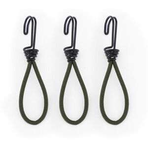Sollbry - 10Pcs Bungee Cord with Hook, 15cm Tarpaulin Rubber Bungee Cord, Elastic Ropes with Hooks, Expander Hooks, Fixing Tensioners for Tarp, Tent,