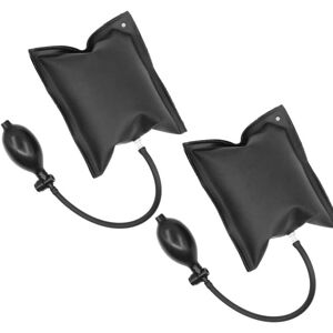2pcs Inflatable Air Pump Cushion tpu Auto Tool Accessory Air Cushions Supports for Doors Windows Furniture Refrigerator Black - Sollbry
