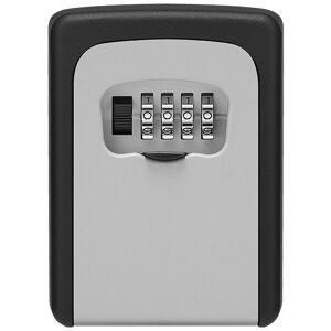 Sollbry - High Security Police Safe, 4 Digit Wall Mounted Key Box, High Security Combination Lock for Storing Keys