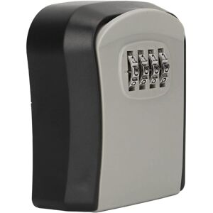 Sollbry - Key Lock Box, 4 Digit Waterproof Wall Mounted Key Storage Box with 5 Key Capacity, Key Hider for Hiding a Key Outdoors