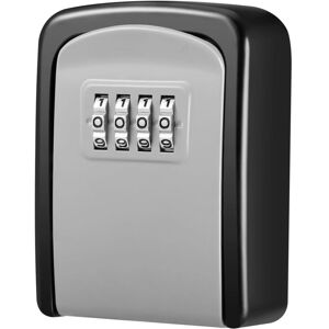 Sollbry - Outdoor Key Safe, 4 Digit Combination Lock Box, Wall Mounted Key Safe with 5 Keys Capacity, Waterproof Design, for Indoor, Outdoor, Gate,
