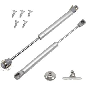 Sollbry Pack of 2 Gas Struts, 60N/6 kg Furniture Gas Spring Shock Absorbers, Soft Close Hinges, Hydraulic Gas Strut Cupboard Gas Spring for Kitchen