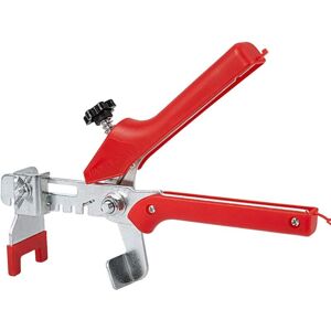 Self-Leveling Tile Spacer, Tile Spacer, Tile Wedge, Tile Leveling Kit, Tile Leveling System for diy and Professionals (Red) - Sollbry