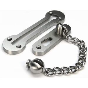Sollbry Solid 304 Stainless Steel Extra Thick Safety Door Chain Sliding Chain Lock for Front Door